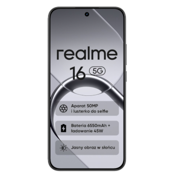Realme 16 5G 8/256GB Czarny
